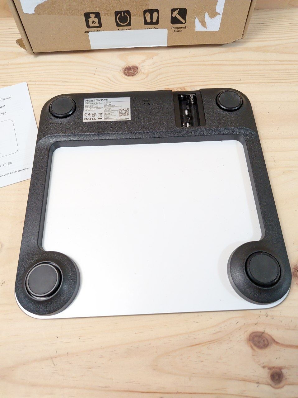 Báscula Digital Healthkeep 180kg 0,1kg LED