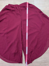 SHEIN Falda-Pantalón Midi Fluida Mujer M Burdeos - foto 3