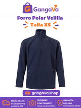 Forro Polar Velilla 201501 Azul Marino Talla XS - foto 5