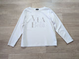 Camiseta Monari Via Bella Pedrería Blanca 42