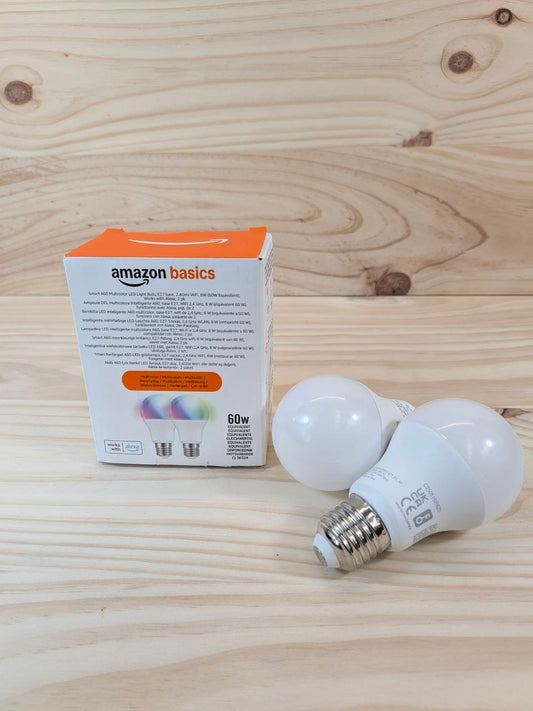 Bombillas Smart Amazon Basics E27 multicolor 2 uni