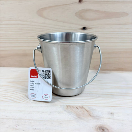Cubo inox IBILI 10x10x10 cm gris