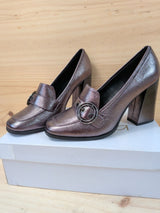 Mocasines Tacón Alesya Peltro T40 L106B06 - foto 6