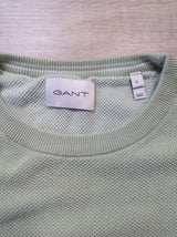 Jersey Gant Algodón Piqué Verde Claro Talla L - foto 2