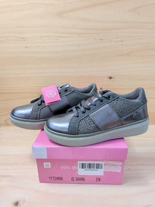 Zapatillas You Young Coveri Mujer 37 Gris Plateado