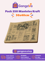 Pack 250 Manteles Kraft Hostelnovo 30x40cm - foto 5