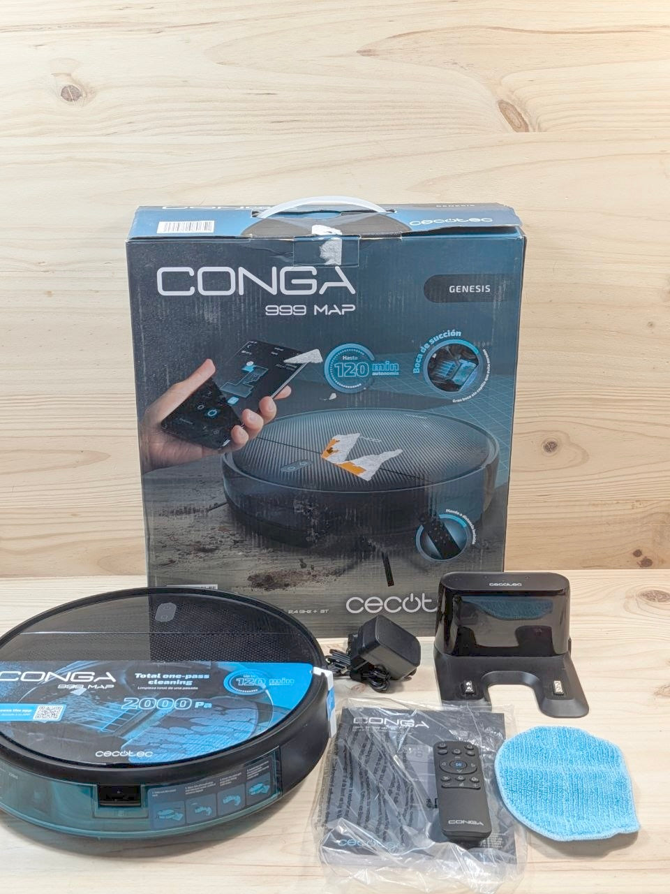 Robot Cecotec Conga 999 Map Genesis 2000Pa