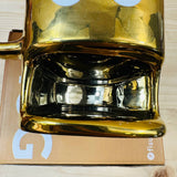 Taza Fisura dorada con soporte para galletas - foto 3