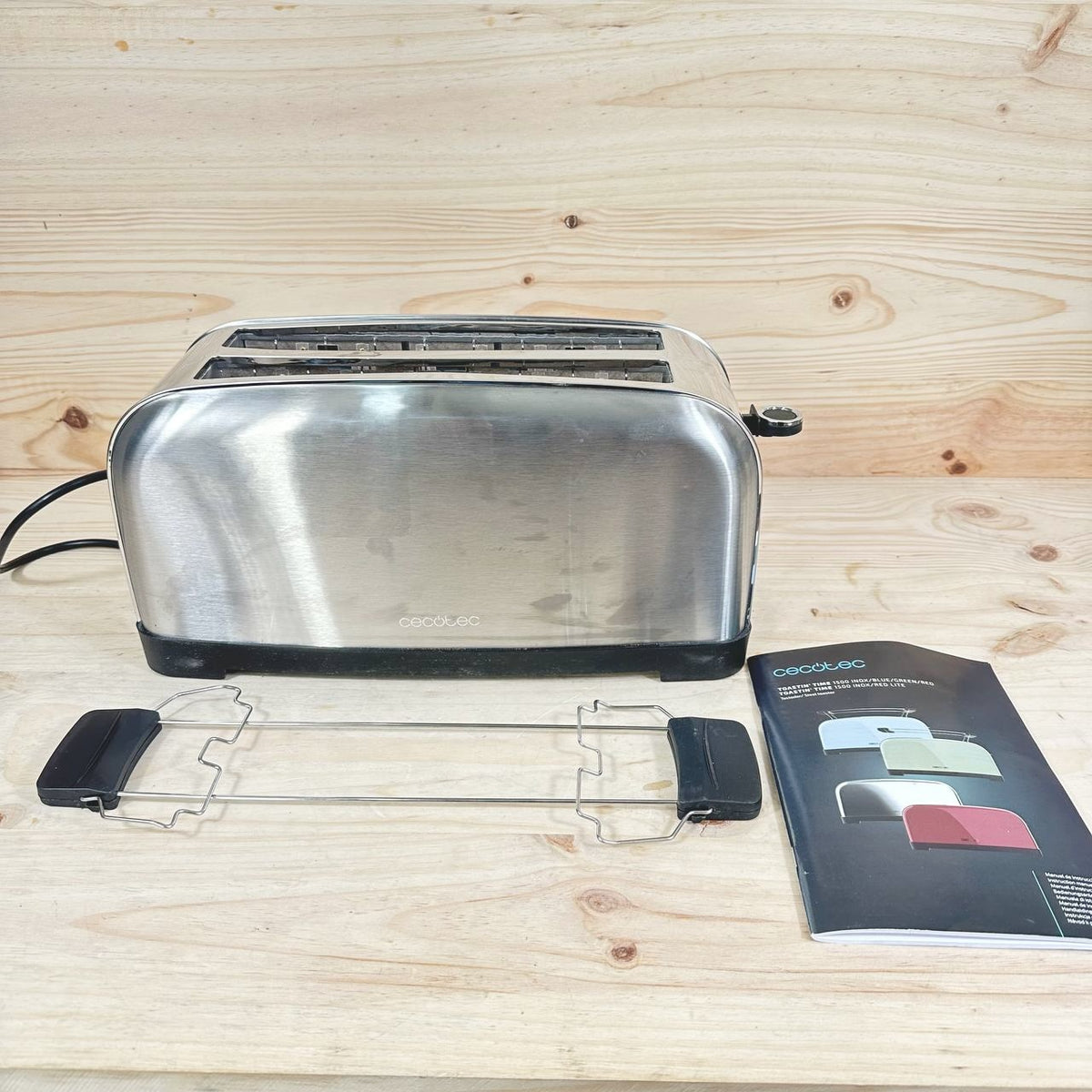 Tostador Cecotec Toastin’ Time 1500 Inox 1500W