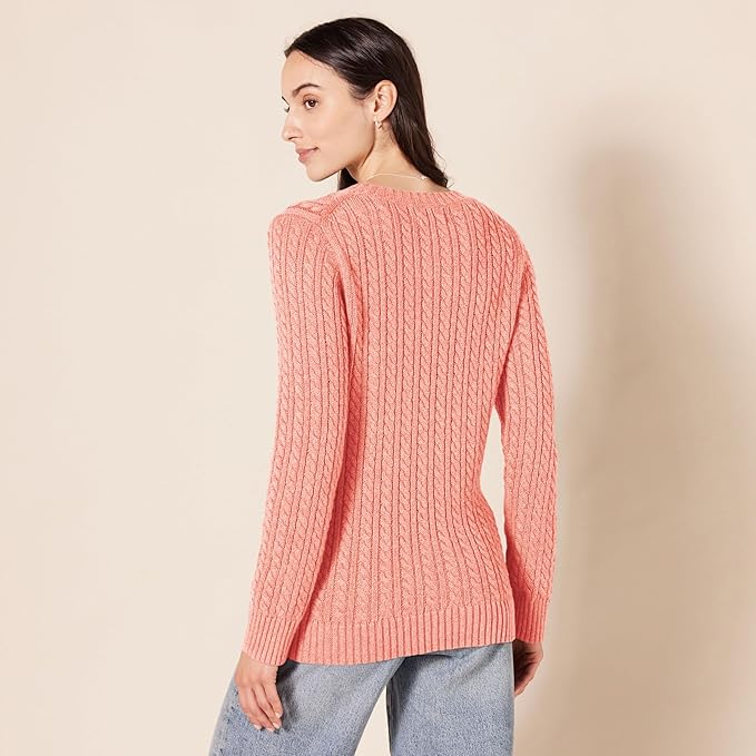 Jersey Amazon Essentials mujer coral talla S