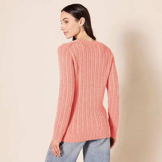 Jersey Amazon Essentials mujer coral talla S