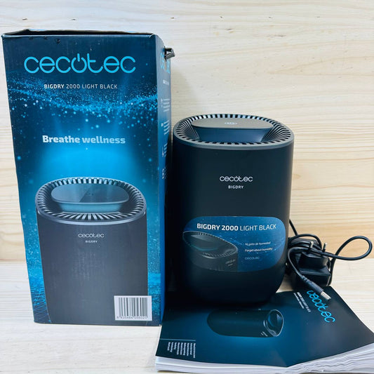 Cecotec Deshumidificador BigDry 2000 Light Black