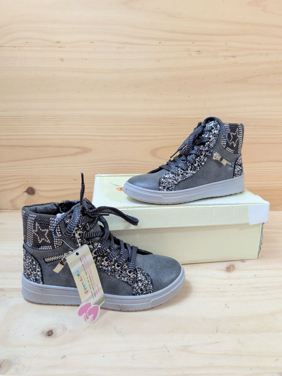 Zapatillas Prendimi Girls 142-550 Gris Talla 31