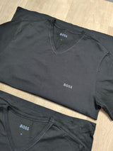 Pack 3 Camisetas BOSS Cuello V Negras Talla M - foto 4