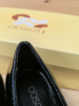 Mocasines Tacón Obsel Mujer 37 Negro Charol - foto 6