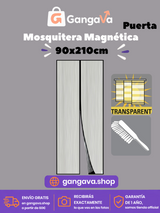 Mosquitera Magnética Sekey Puerta 90x210cm Negra - foto 4