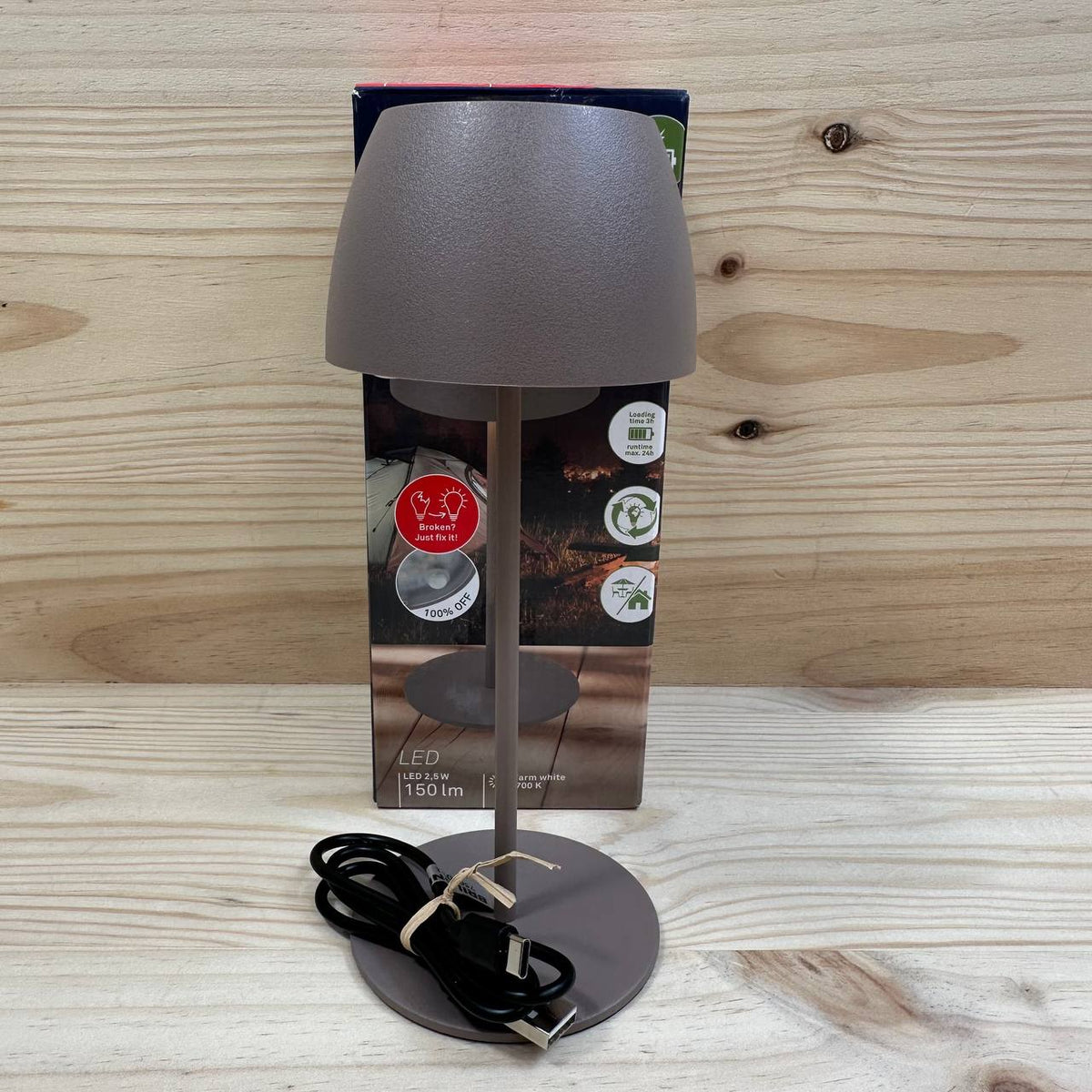 Mini lámpara LED Briloner inalámbrica táctil