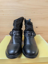 Botines Biker Obsel Mujer 37 Negro Hebillas - foto 2