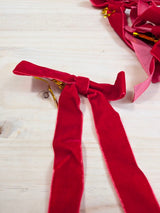 GEBETTER Lazos Rojos Navidad Terciopelo 12Pcs - foto 4