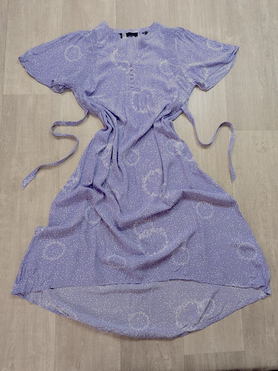 Vestido Esprit Mujer Violeta Talla L Estampado