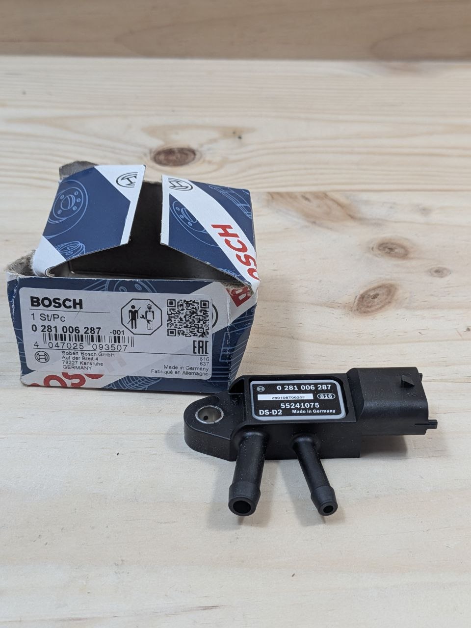 Sensor Presión Turbo Bosch 0 281 006 287