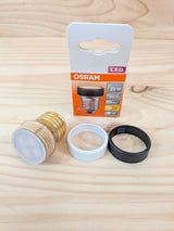 Bombilla Osram LED Star Flat E27 negra 3,5W