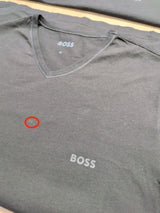 Pack 3 Camisetas BOSS Cuello V Negras Talla M - foto 5