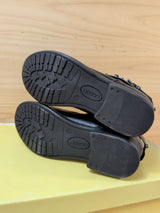 Botines Biker Obsel Mujer 37 Negro Hebillas - foto 8