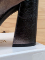 Mocasines Tacón Alesya Peltro T36 L106B06 - foto 5