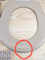 TATAY Tapa WC Victoria Ovalada Beige Brillante - foto 3