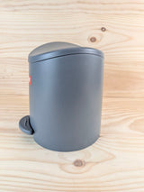Tatay Papelera Baño Pedal 3L Gris - foto 3