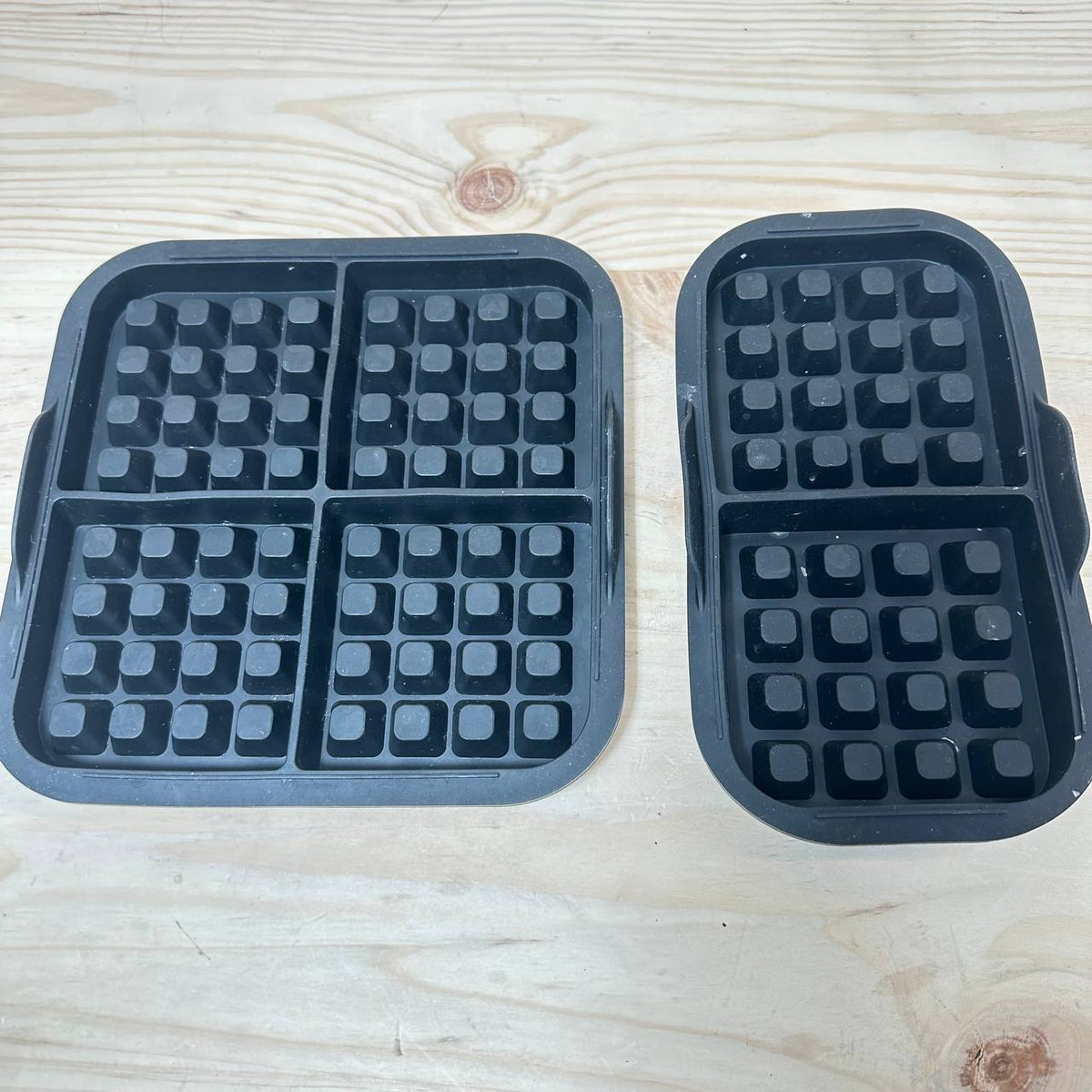 2 Moldes para Gofres Belgas