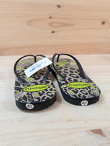 Chanclas Madigan Mujer 40 Animal Print Verde - foto 2