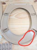 TATAY Tapa WC Victoria Ovalada Beige Brillante - foto 2