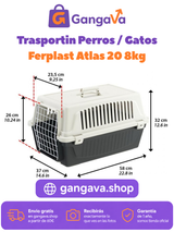 Trasportin Perros / Gatos Ferplast Atlas 20 8kg