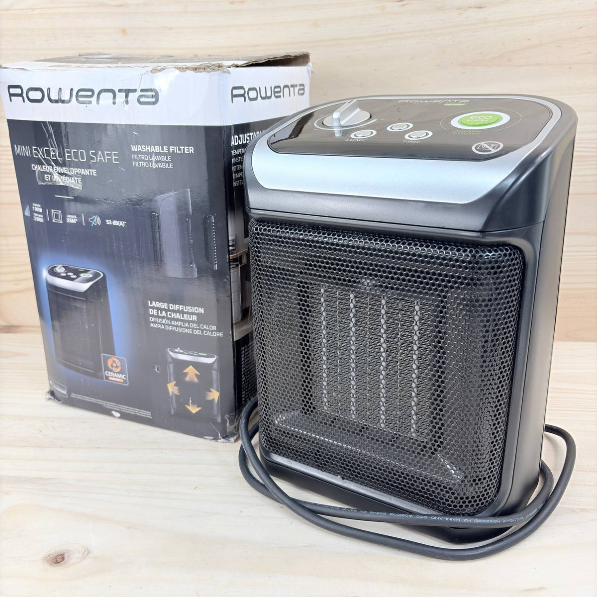 Rowenta Mini Excel Eco Safe - Calefactor bajo c...