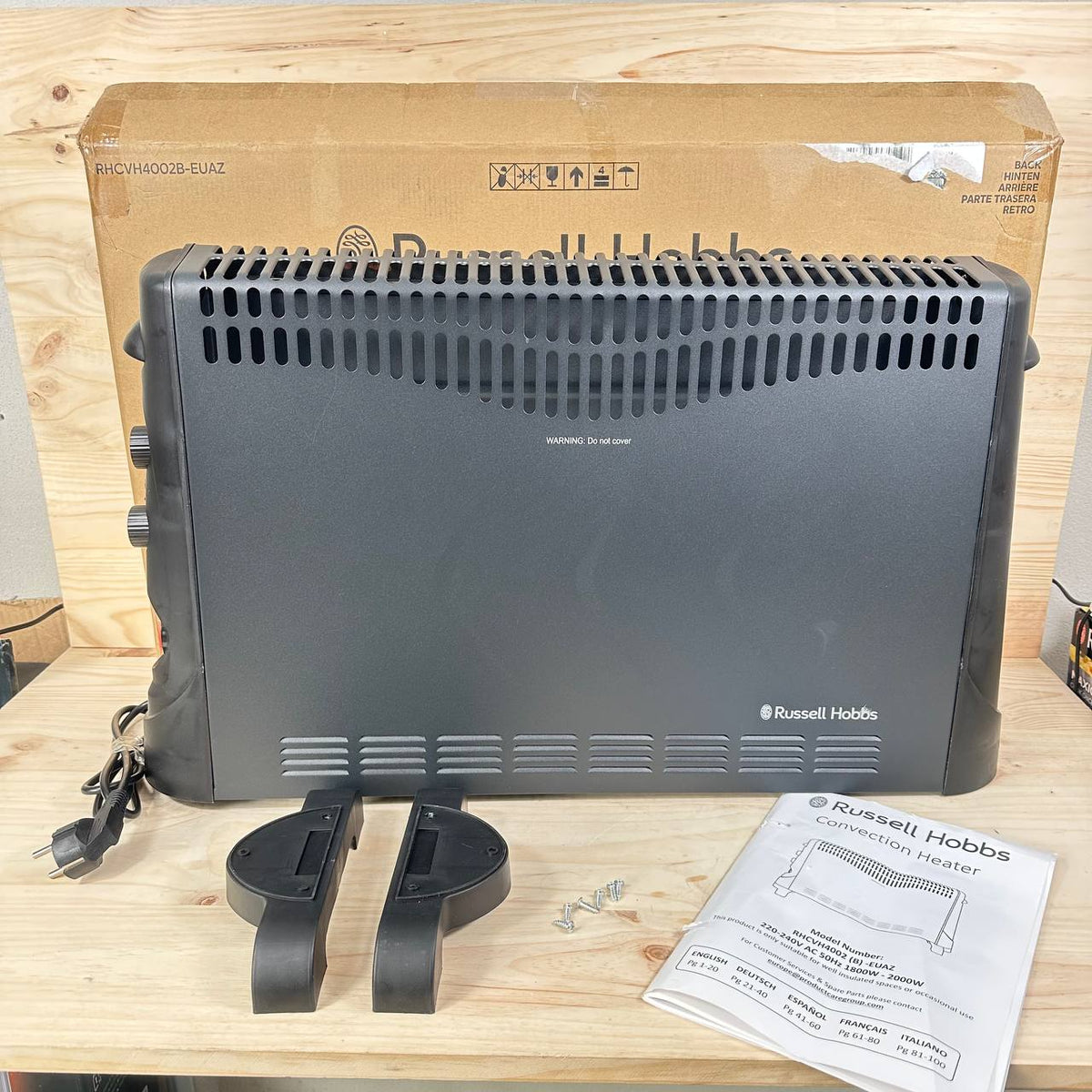 Russell Hobbs RHCVH4002B Calentador Convector E.
