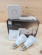 Kit Philips Hue 2 bombillas + Bridge y mando