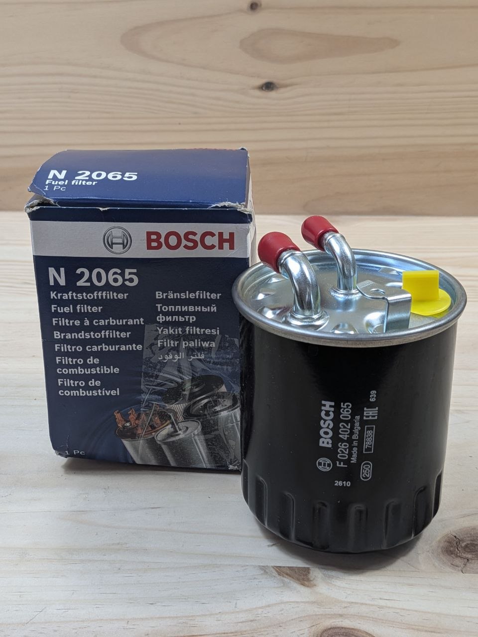 Filtro Combustible Bosch N2065 Diésel