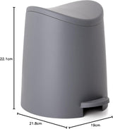 Tatay Papelera Baño Pedal 3L Gris