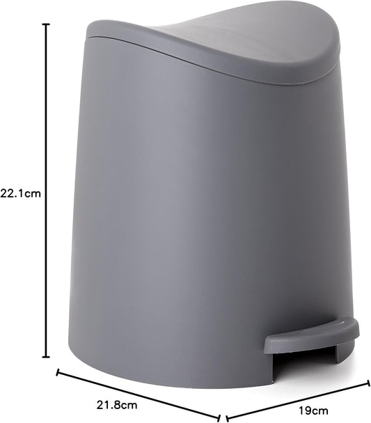 Tatay Papelera Baño Pedal 3L Gris