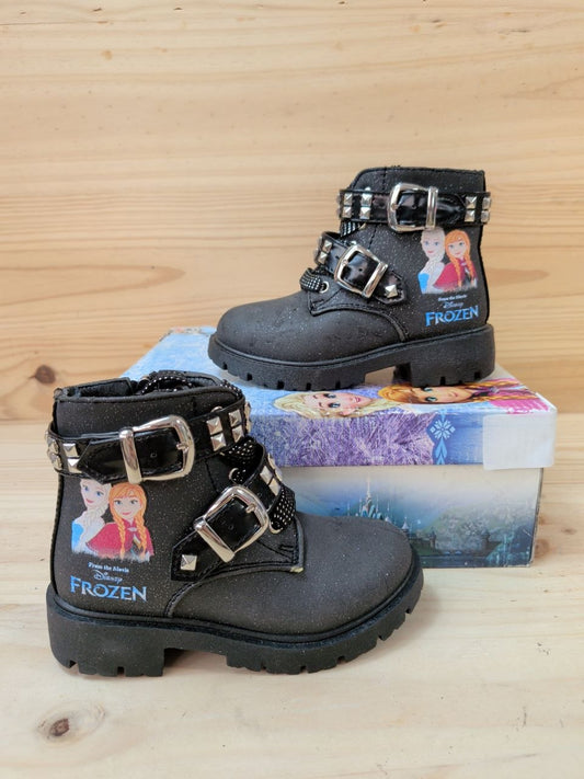 Botines Disney Frozen Negros Talla 24