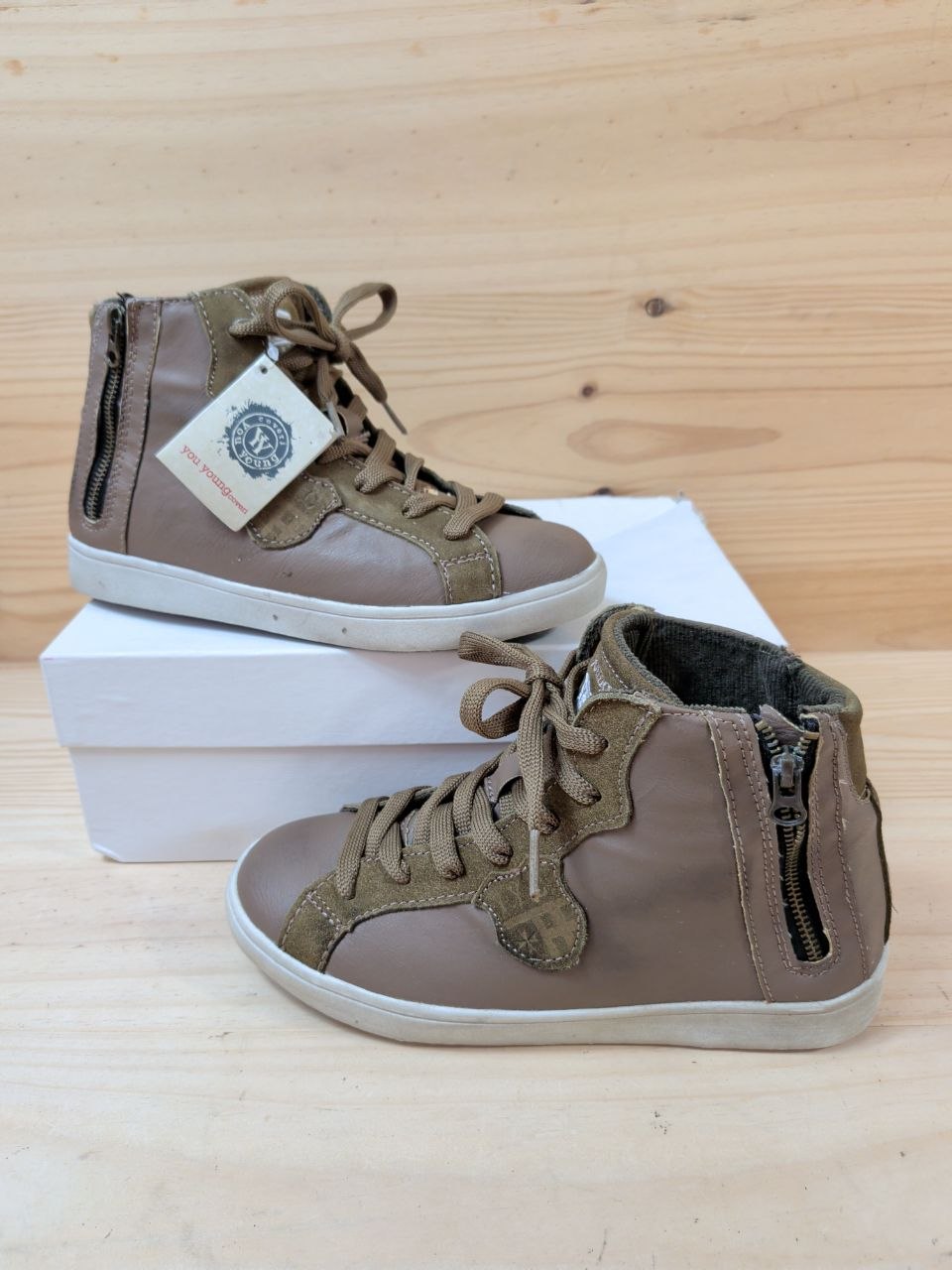 Zapatillas Altas You Young Coveri Niños 34 Marrón