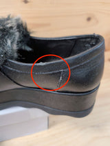 Mocasines Cuña Alesya Piel Negro T38 L215B01 - foto 5