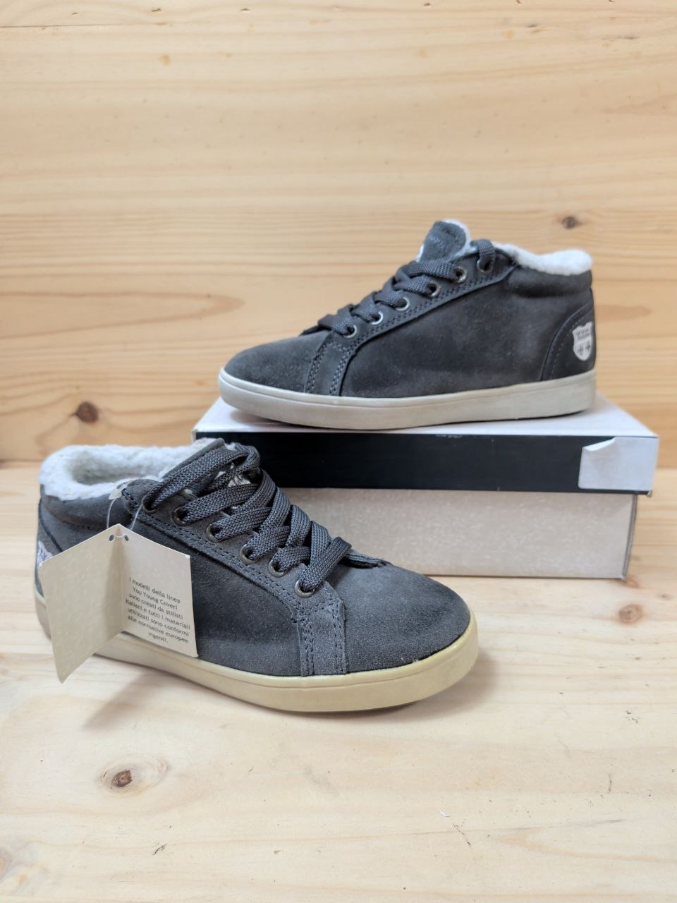 Zapatillas You Young Coveri Forradas Gris Talla 33