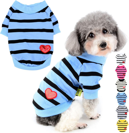 Zunea Camisa para Perros Pequeños Verano Azul