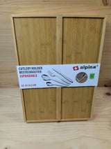 Alpina Organizador Cajones Bambú Extensible 34-56,5cm - foto 3