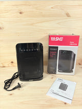 YASHE Ventilador Calefactor Cerámico 1800W Negro - foto 5
