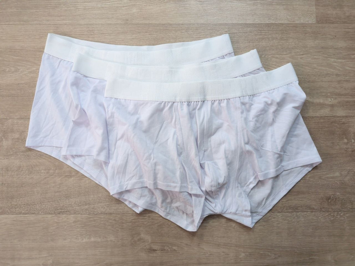 BIKKEMBERGS Pack 3 Bóxers Hombre XXL Blancos