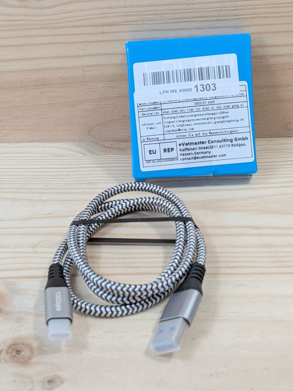 Cable USB-A a USB-C 10Gbps 91cm Carga Rápida